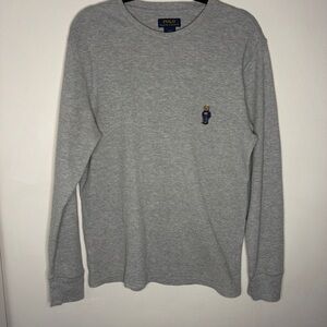 Polo by Ralph Lauren Light Gray Long Sleeve Shirt